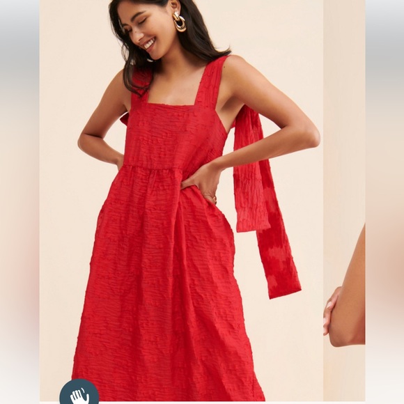 Sister Jane Vibrant Red Maxi Dress - Picture 3 of 5